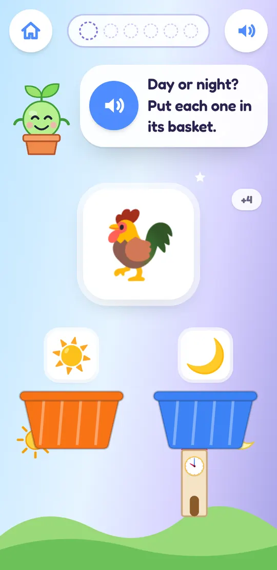 Clock & Calendar being played on a phone
