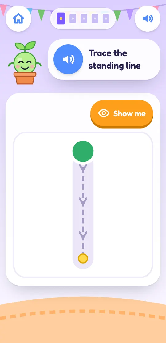 Trace It being played on a phone