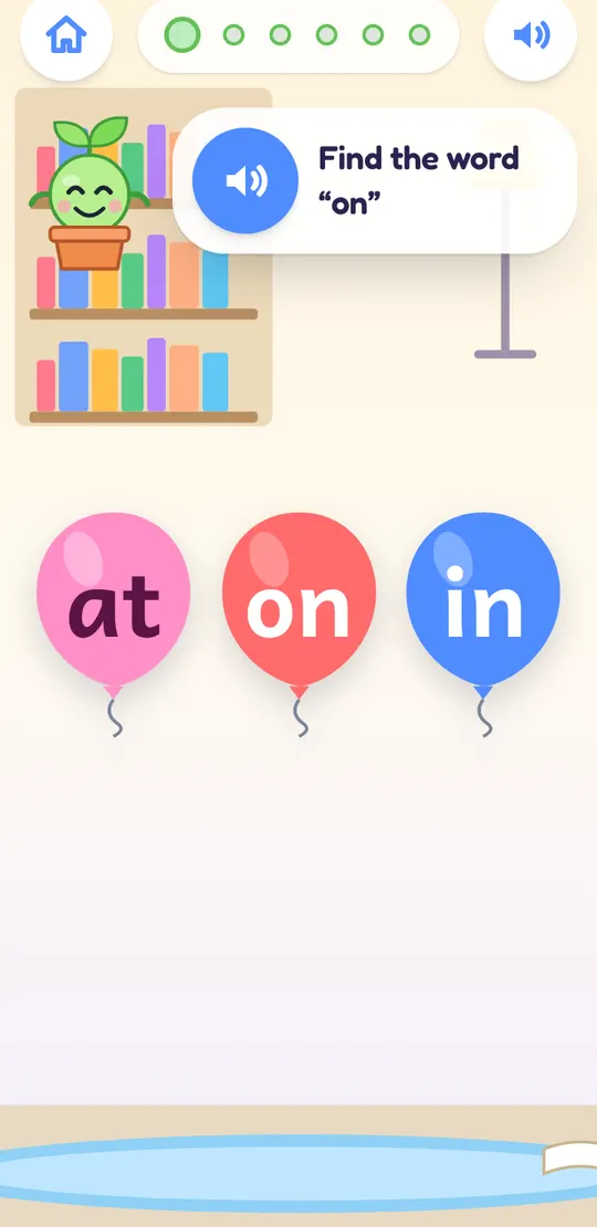 Word Reader being played on a phone
